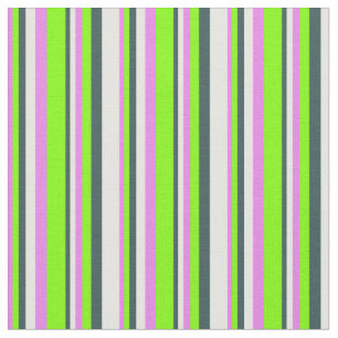 Violett, Chartreuse, dunkles Schiefergrau und Minz Stoff