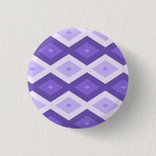 Violett-Diamantmuster Button
