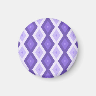 Violett-Diamantmuster Magnet
