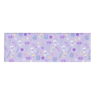 Violett,Lavendel,niedlich,floral,rosa,lila,Muster, Namenschild