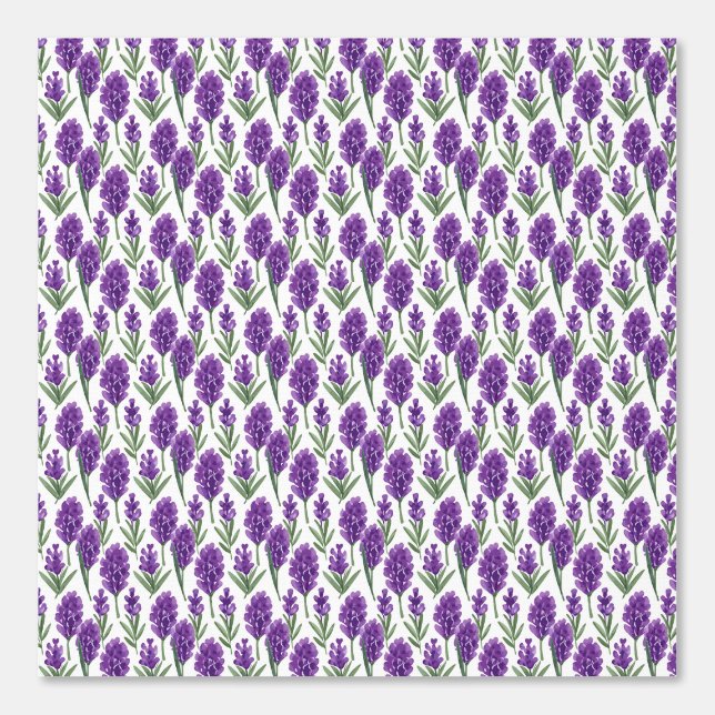 Violett-Leavy-Lavendel Tapete (Vorderseite)