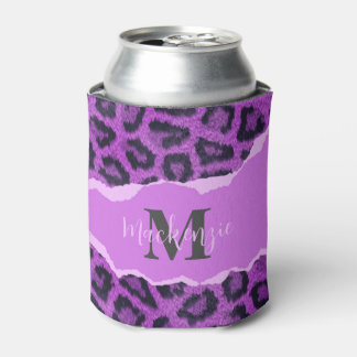 Violett-Leopard-Printwerbung Dosenkühler