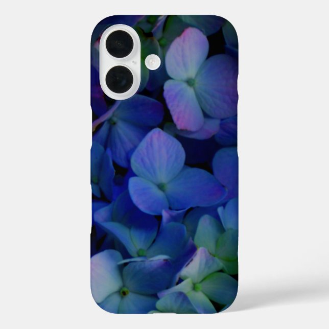 Violett lila-rosa-blaue Hydrangeas-Blume Case-Mate iPhone Hülle (Rückseite)