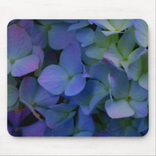 Violett lila-rosa-blaue Hydrangeas-Blume Mousepad