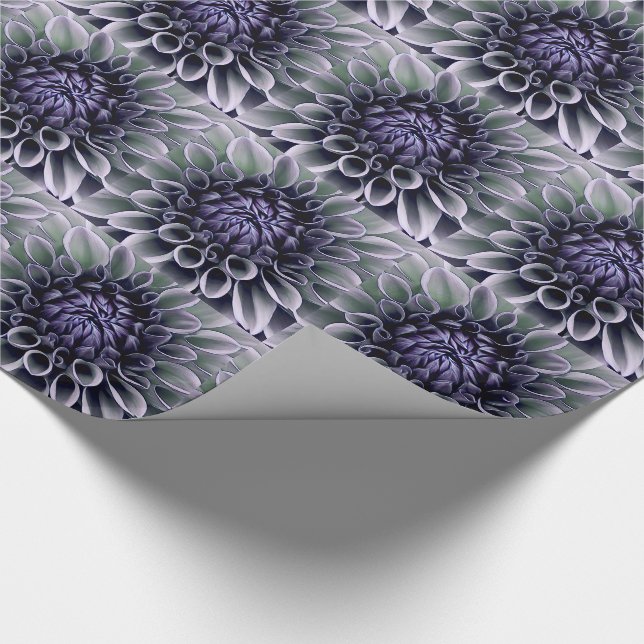 Violett Lila und Lavendel Blume Blossom Geschenkpapier (Ecke)