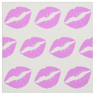 Violett Lippen Stoff