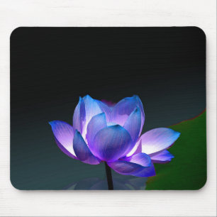 Violett Lotus in voller Blüte, Mousepad