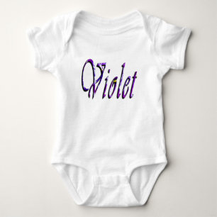 Violett, Mädchenname, Logo Baby's Tutu Bodysuit Baby Strampler