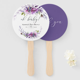 Violett Poppy Blumenspülung Dusche Fächer