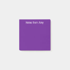 Violett Post-it Klebezettel