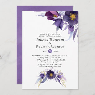 Violett Probe Frische Pasta Einladung