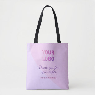 Violett rosa Ihr Logo mit uns verbinden soziale Me