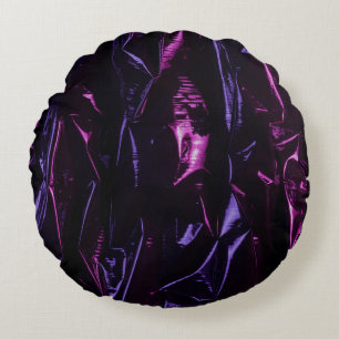 Violett Rundes Kissen