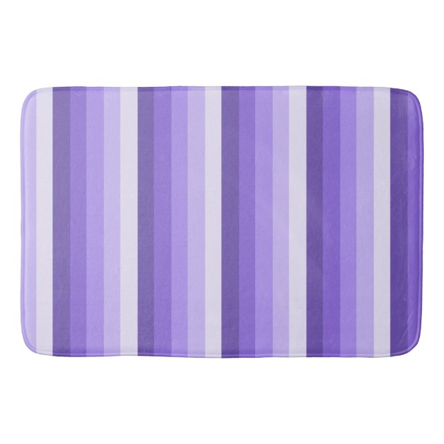 Violett-Schattenstreifen Badematte (Vorderseite)