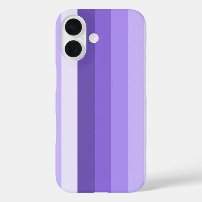 Violett-Schattenstreifen Case-Mate iPhone Hülle (Rückseite)