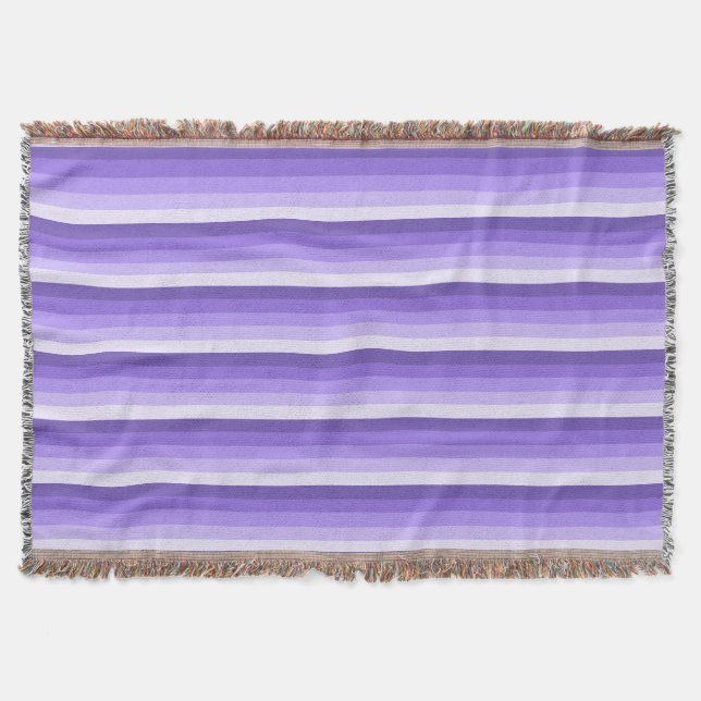 Violett-Schattenstreifen Decke (Vorderseite)
