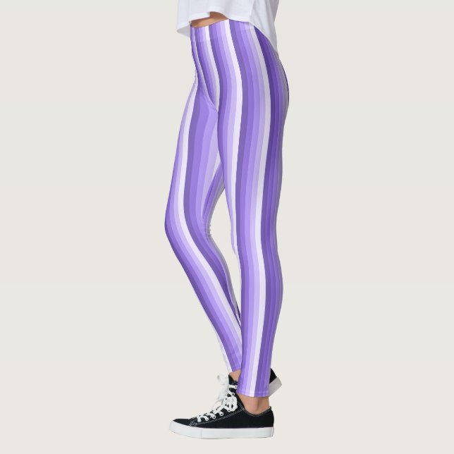 Violett-Schattenstreifen Leggings (Links)