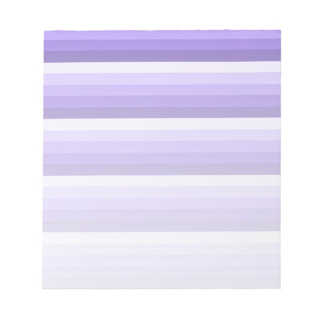 Violett-Schattenstreifen Notizblock (Vorderseite)