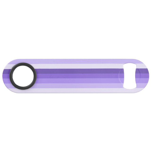 Violett-Schattenstreifen Speed Flaschenöffner (Rückseite Horizontal)