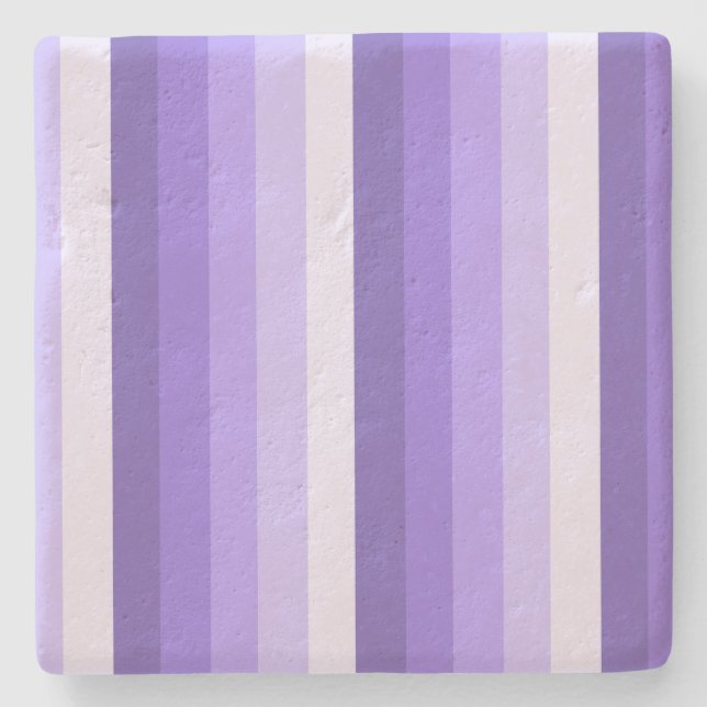 Violett-Schattenstreifen Steinuntersetzer (Vorderseite)