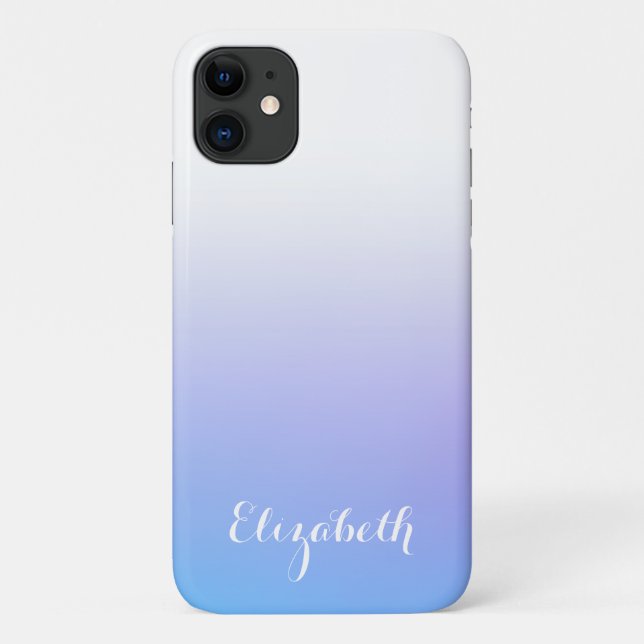 Violett und blau-grün Case-Mate iPhone hülle (Rückseite)