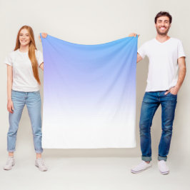 Violett und blau-grün fleecedecke