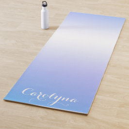 Violett und blau-grün yogamatte