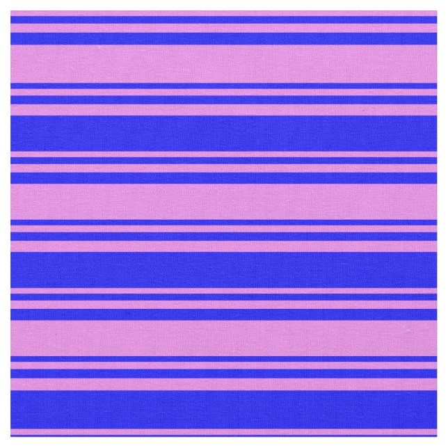 Violett und blaue Streifen Stoff (Nahaufnahme)