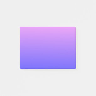 Violett und Blauer Farbstoff Post-it Klebezettel