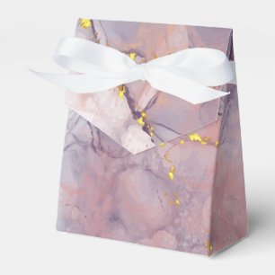 Violett und Goldmarmor Geschenkschachtel