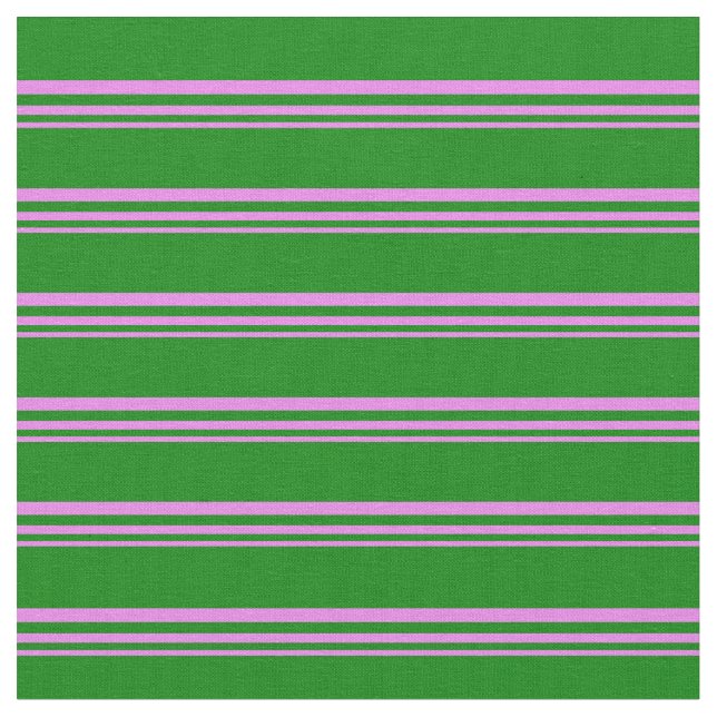 Violett und grünes Farbmuster Stoff (Nahaufnahme)