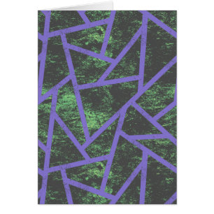 Violett und grünes Mosaik