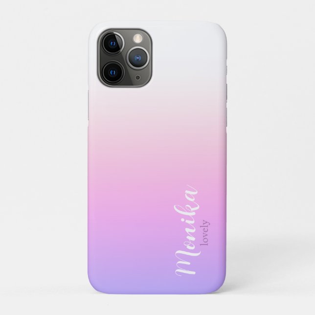 Violett und rosa Ober Case-Mate iPhone Hülle (Rückseite)