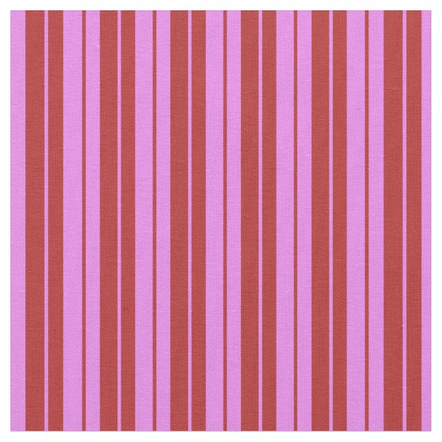 Violett und rote Streifen Stoff (Nahaufnahme)
