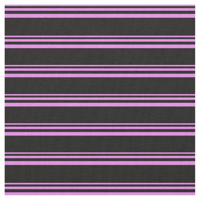 Violett und Schwarzes Muster Stoff (Nahaufnahme)