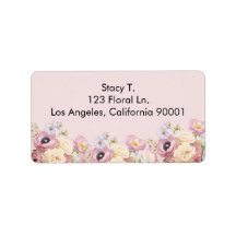 Violett und staubige rosa Blume