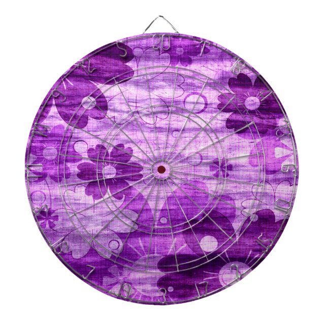 Violett Vintag Dartscheibe (vorne)