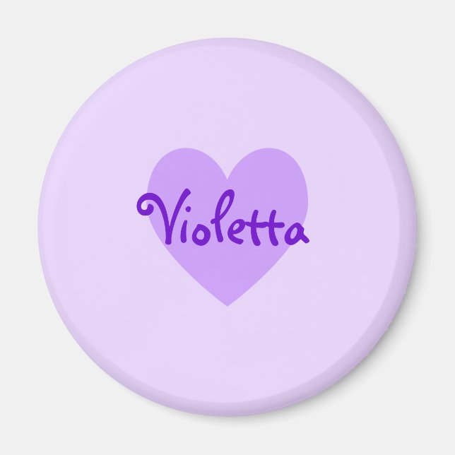 Violetta Lila Magnet (Vorne)
