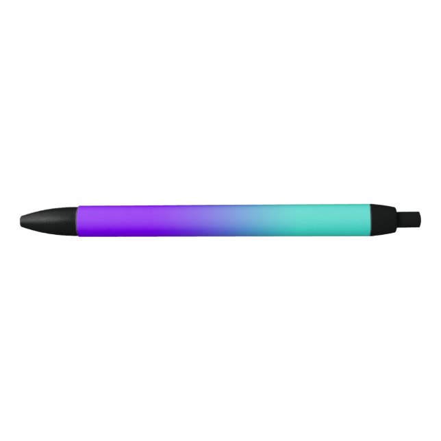 Violettblaue Ombre Kugelschreiber (Vorderseite)