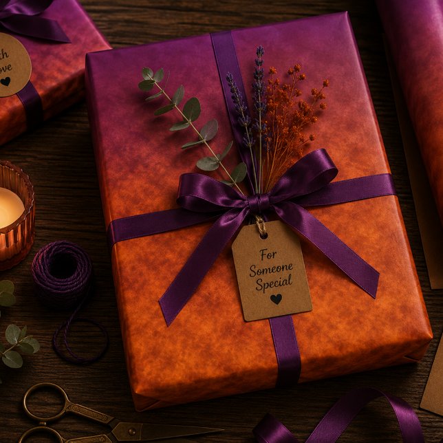 Violette Aschenfall Geschenkpapier Set (Von Creator hochgeladen)