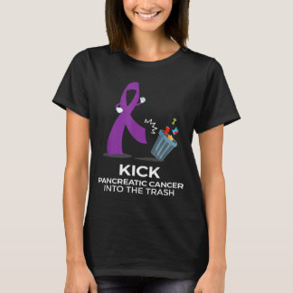 Violette Bänder für das Bewusstsein für Bauchspeic T-Shirt