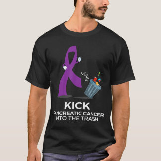 Violette Bänder für das Bewusstsein für Bauchspeic T-Shirt