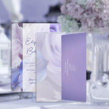 Violette Blaue Rosen Blumenumschlag