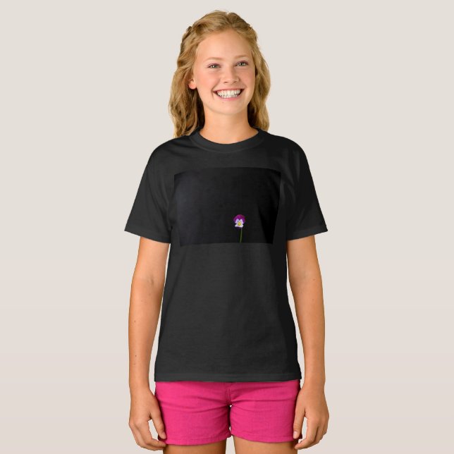 Violette Blume Gccnm T-Shirt (Vorne ganz)