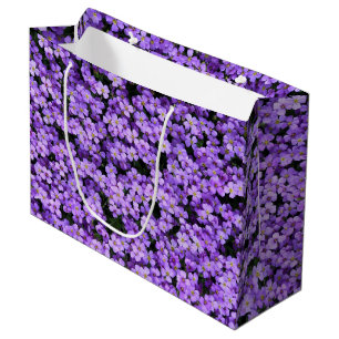Violette Blume Geschenke Beutel Violetten Große Geschenktüte