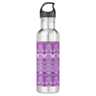 Violette Blumen Blühend Wasserflasche Edelstahlflasche