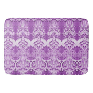 Violette Blumen Geblüht Badematte