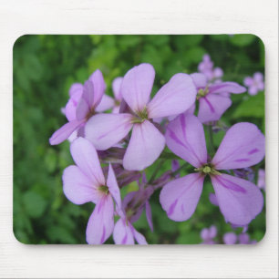 violette Blumen Mousepad