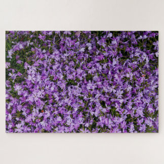 Violette Blüten im Aufbruch – 1014 Teile Lila Phlo Puzzle