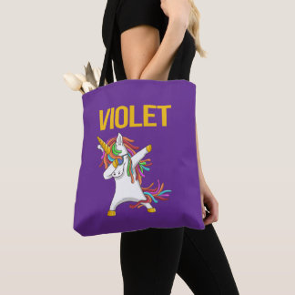 Violette elegante moderne lustige Typografie 